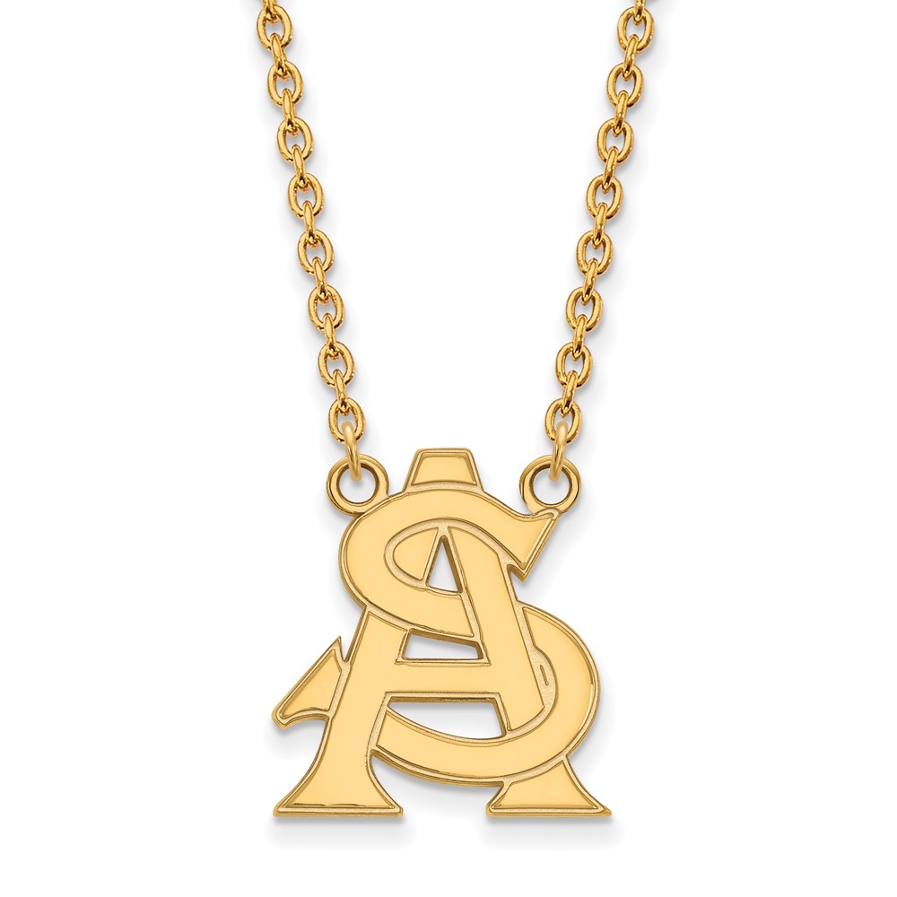 925 Sterling Silver Rhodium-plated Laser-cut University of Arizona Small Circle Pendant 925 Sterling Silver Rhodium-plated Laser-cut University of Arizona Small Circle Pendant